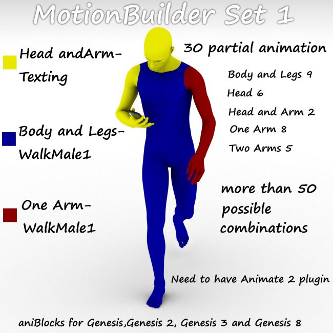 Click here to see preview images for "MotionBuilder Set1" MotionBuilder Set1