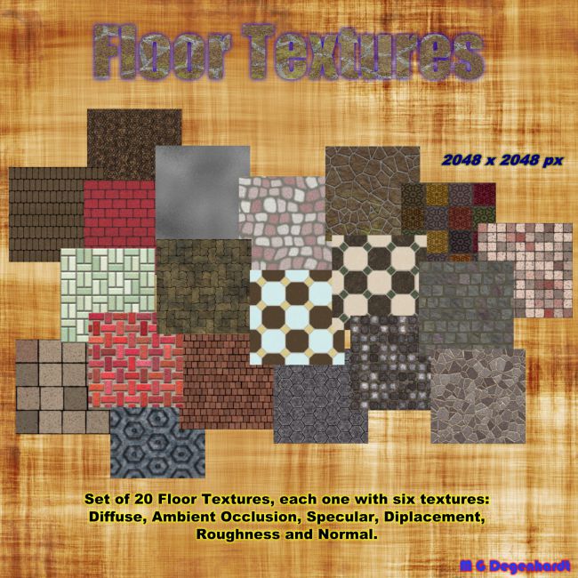 Click here to see preview images for "Floor Textures" Floor Textures
