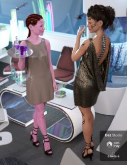 dForce All That Glitters Outfit Textures
