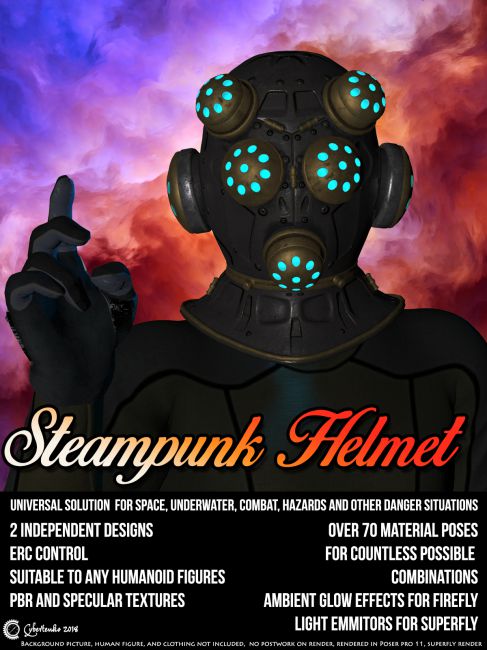 Click here to see preview images for "Steampunk Helmet" Steampunk Helmet