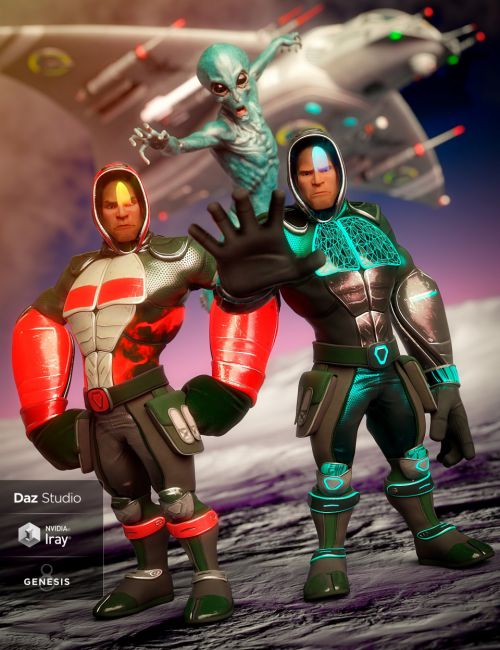 Click here to see preview images for "Sci-fi Ninja Outfit Textures" Sci-fi Ninja Outfit Textures