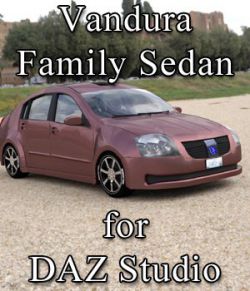 Vandura Family Sedan (for DAZ Studio)