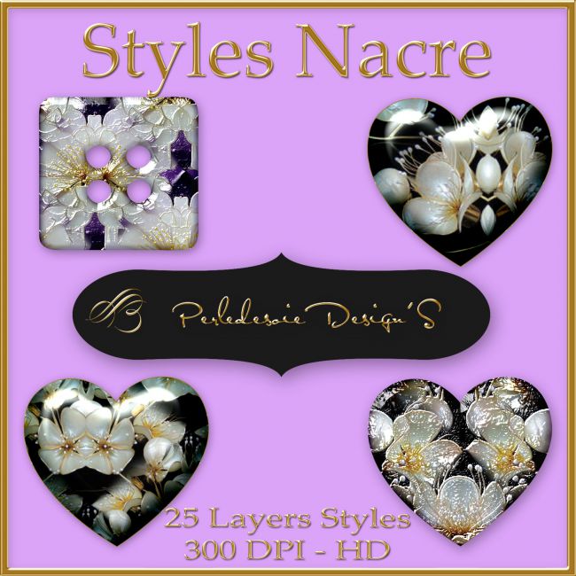 Click here to see preview images for "Styles Nacre" Styles Nacre