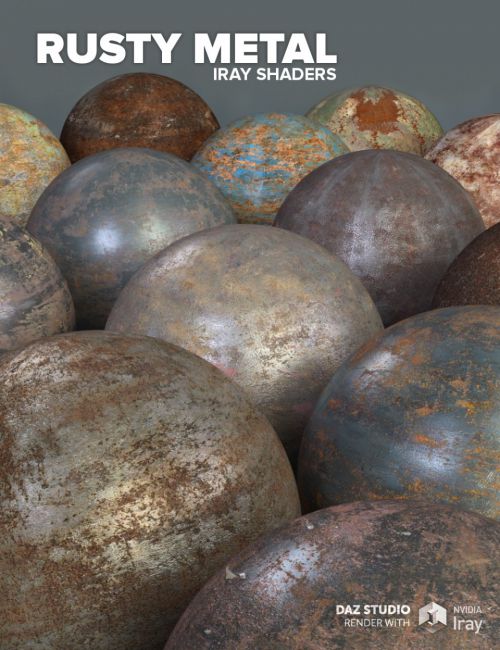 Click here to see preview images for "Rusty Metal - Iray Shaders" Rusty Metal - Iray Shaders