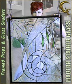 Modern Stained Glass for DAZ