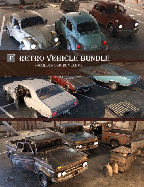 Click here to see preview images for "Retro Vehicle Bundle" Retro Vehicle Bundle