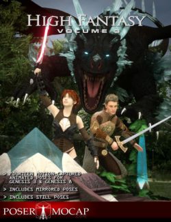 High Fantasy Volume 3- Fantasy Animations for Genesis 3 and 8