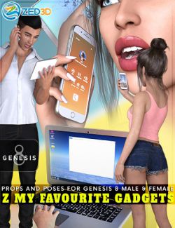Z My Favourite Gadgets- Props and Poses for Genesis 8