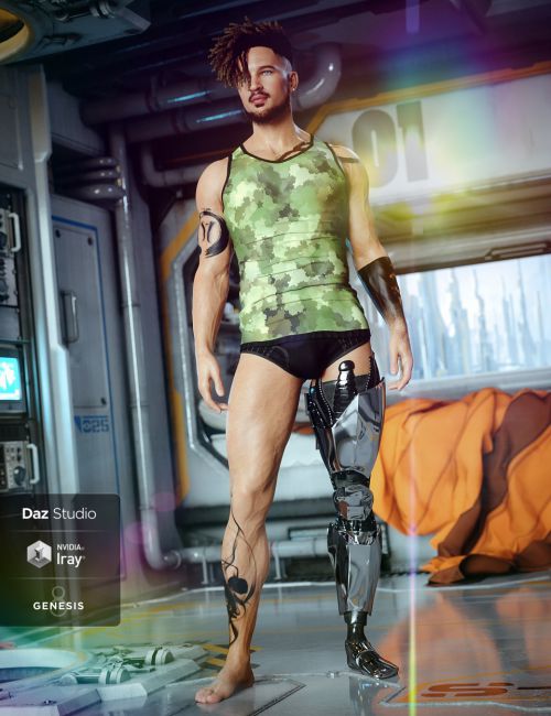 Click here to see preview images for "ArcWar Cybernetic Legs for Genesis 8 Male" ArcWar Cybernetic Legs for Genesis 8 Male