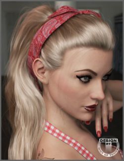 Charlene Hair for Genesis 3 and 8 Female(s)