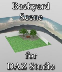 Backyard Scene- for DAZ Studio