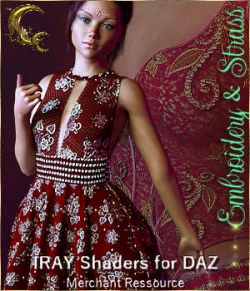 Embroidery & Strass- IRAY Shaders for DAZ