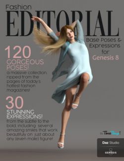 Fashion Editorial Poses and Expressions for Genesis 8 Female