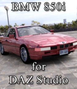 BMW 850 I for DAZ Studio