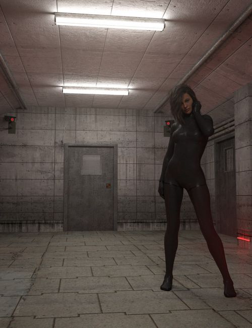 Click here to see preview images for "Sci-Fi Prison Hallway" Sci-Fi Prison Hallway