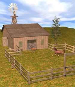 The Horse Barn Set