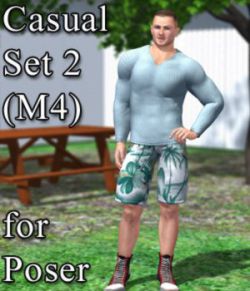 Casual Set 2 M4 for Poser