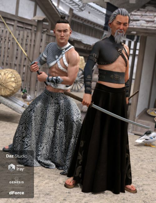 Click here to see preview images for "dForce BlackGuard Outfit Textures" dForce BlackGuard Outfit Textures