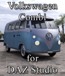 Volkswagen Combi for DAZ Studio