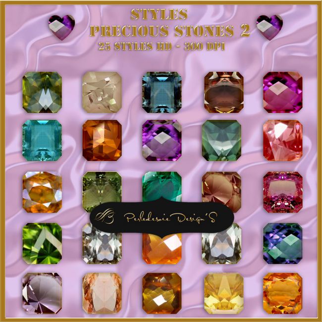Click here to see preview images for "Styles Prcious Stones 2" Styles Prcious Stones 2