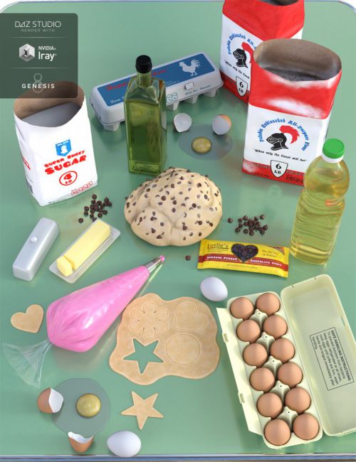Click here to see preview images for "Baking Ingredients" Baking Ingredients