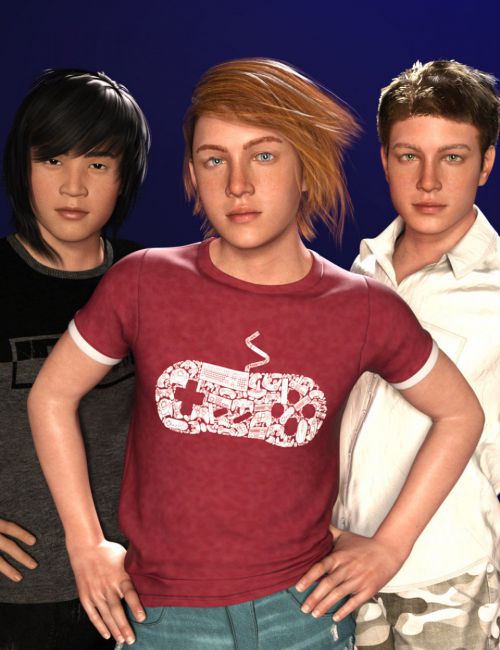 Click here to see preview images for "M3D Teen 8 Classmates Head Shapes for Genesis 8 Male" M3D Teen 8 Classmates Head Shapes for Genesis 8 Male