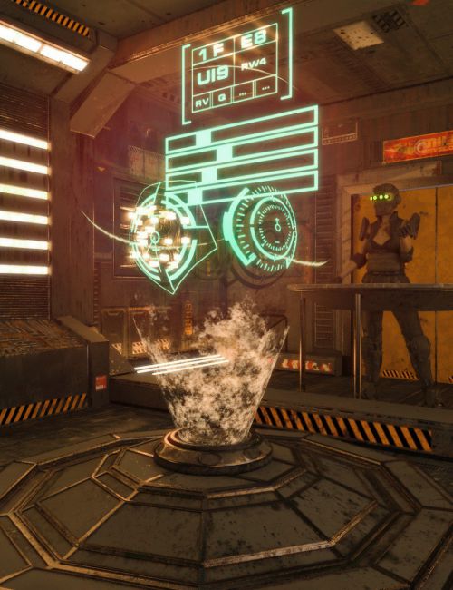 Click here to see preview images for "Sci-Fi Holographic Living Room" Sci-Fi Holographic Living Room