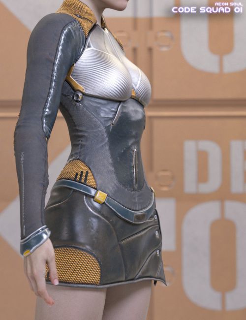 Click here to see preview images for "Code Squad 01 for Genesis 8 Female(s)" Code Squad 01 for Genesis 8 Female(s)
