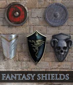 Epic Fantasy Shields for Daz Studio 4