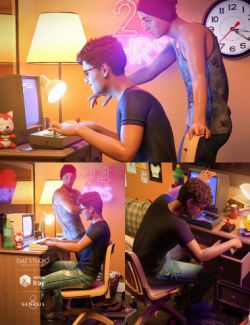 Retro Gamer Poses for Genesis 8 Male