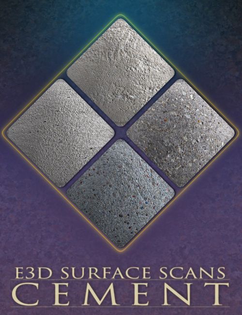 Click here to see preview images for "E3D Surface Scans - Cement Textures and Merchant Resource" E3D Surface Scans - Cement Textures and Merchant Resource