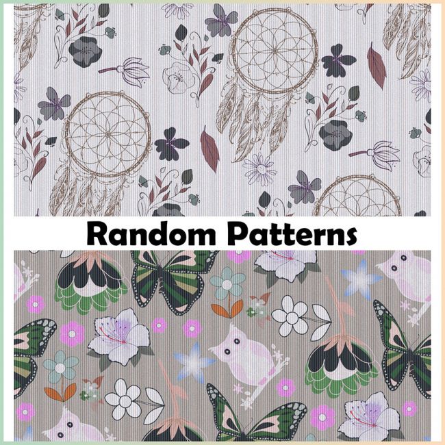 Click here to see preview images for "Seamless Random Patterns" Seamless Random Patterns
