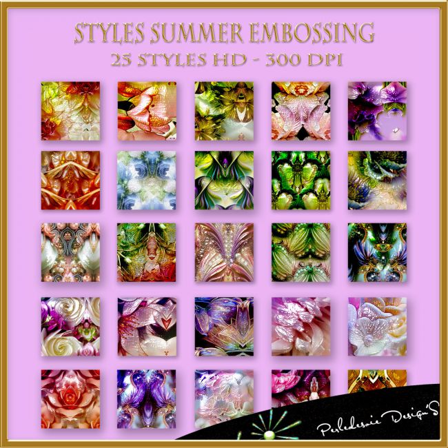 Click here to see preview images for "Styles Summer Embossing" Styles Summer Embossing