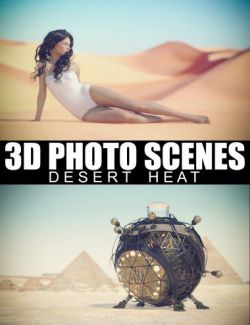 3D Photo Scenes- Desert Heat