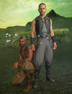 dForce Desert Raider Outfit Textures