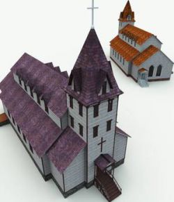 Haunted Church for Blender