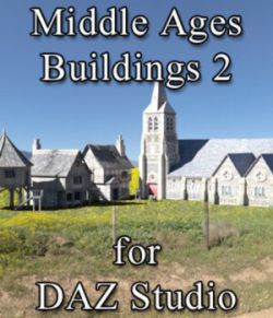 Middle Ages Buildings Set 2 for DAZ Studio