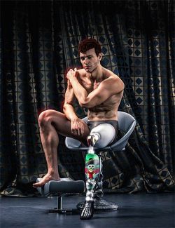 Modern Leg Prosthetic for Genesis 3 and 8 Male
