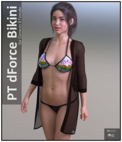 Paper Tiger's dForce Bikini For Genesis 8 Female