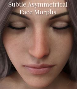 Subtle Asymmetrical Face Morphs for Genesis 8 Female