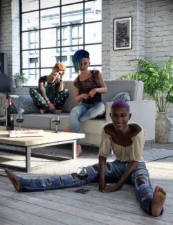 Whimsy Poses for Darcy 8 and Genesis 8 Female(s)