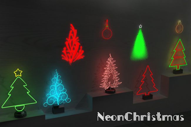 Click here to see preview images for "Neon Christmas" Neon Christmas