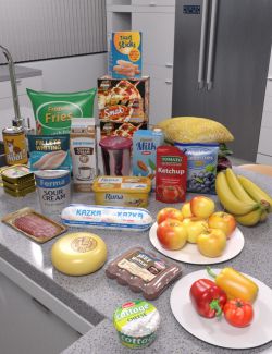 Modern House 2 Kitchen Food