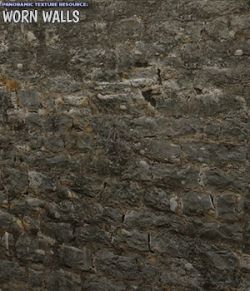 Panoramic Texture Resource: Worn Walls