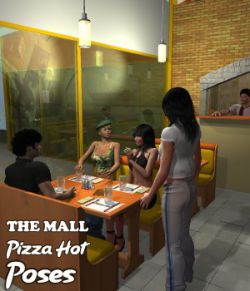 The Mall Pizza Hot Poses
