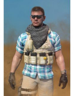 Mercenary Outfit for Dain 8 and Genesis 8 Male(s)