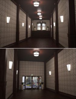 Retro Hallway