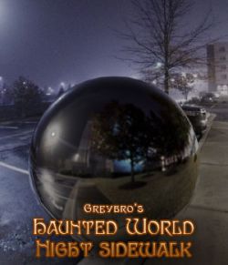 Greybro's Haunted World- Night Sidewalk HDRI
