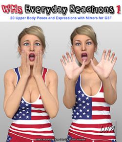 WMs Everyday Reactions Pack 1 for G3F