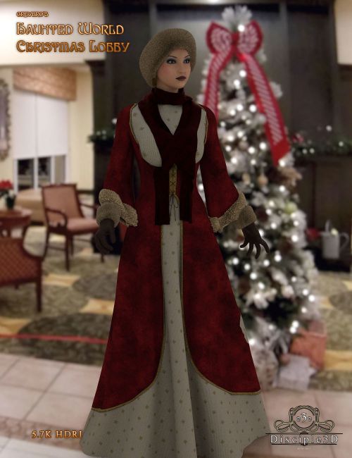 Click here to see preview images for "Greybro's Haunted World - Christmas Lobby HDRI" Greybro's Haunted World - Christmas Lobby HDRI